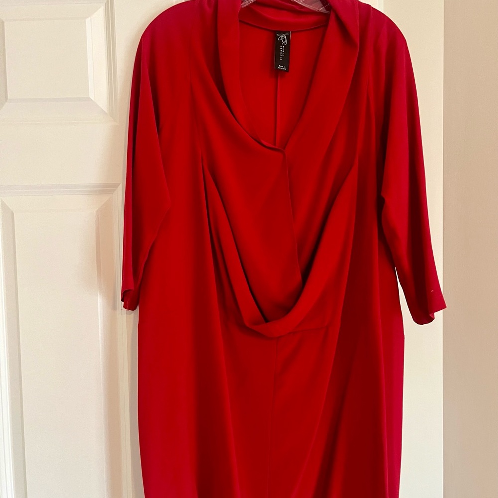 Zero + Maria Cornejo Red Mini Dress